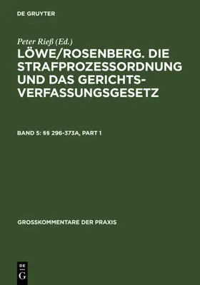 Hanack / Matt / Gössel |  §§ 296-373a | eBook | Sack Fachmedien