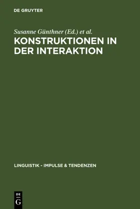 Günthner / Imo | Konstruktionen in der Interaktion | E-Book | sack.de