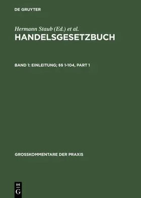  Einleitung; §§ 1-104 | eBook | Sack Fachmedien