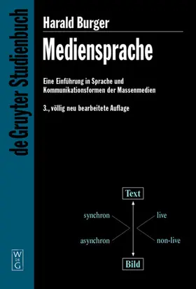 Burger |  Mediensprache | eBook | Sack Fachmedien