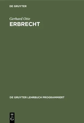 Otte |  Erbrecht | eBook | Sack Fachmedien