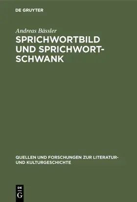 Bässler |  Sprichwortbild und Sprichwortschwank | eBook | Sack Fachmedien