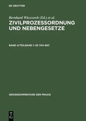 Paulus / Hess / Schütze |  §§ 704–807 | eBook | Sack Fachmedien