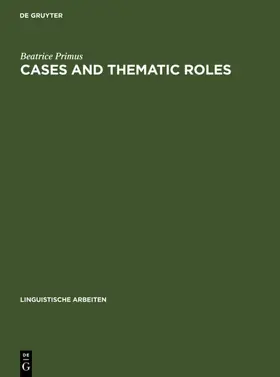 Primus |  Cases and Thematic Roles | eBook | Sack Fachmedien