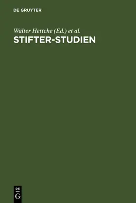 Hettche / John / Steinsdorff |  Stifter-Studien | eBook | Sack Fachmedien