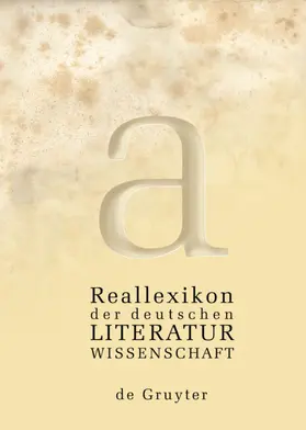 Braungart / Fricke / Grubmüller |  Reallexikon der deutschen Literaturwissenschaft | eBook | Sack Fachmedien
