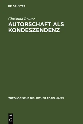 Reuter | Autorschaft als Kondeszendenz | E-Book | www2.sack.de