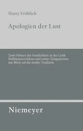 Fröhlich | Apologien der Lust | E-Book | sack.de