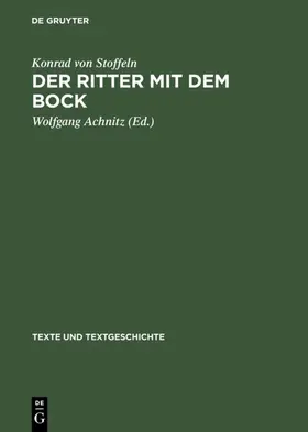 Stoffeln / Achnitz |  Der Ritter mit dem Bock | eBook | Sack Fachmedien