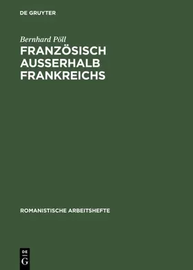 Pöll |  Französisch außerhalb Frankreichs | eBook | Sack Fachmedien