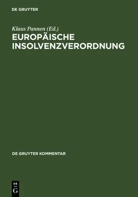 Pannen |  Europäische Insolvenzverordnung | eBook | Sack Fachmedien