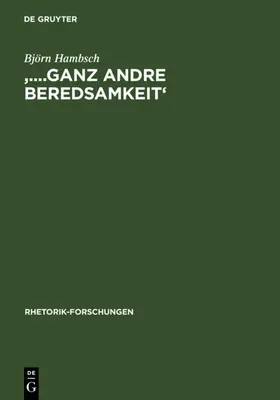 Hambsch |  '....ganz andre Beredsamkeit' | eBook | Sack Fachmedien