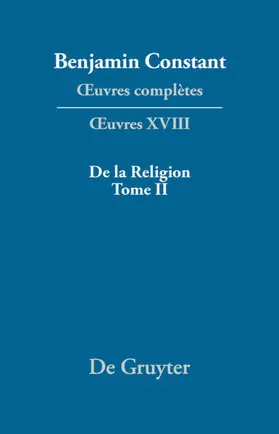 Deguise |  De la Religion, considérée dans sa source, ses formes et ses développements, Tome II | eBook | Sack Fachmedien