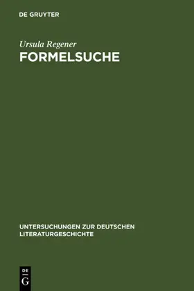 Regener |  Formelsuche | eBook | Sack Fachmedien