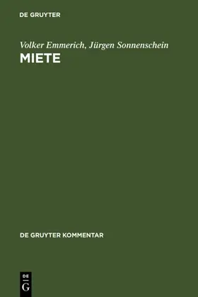 Emmerich / Sonnenschein / Haug |  Miete | eBook | Sack Fachmedien