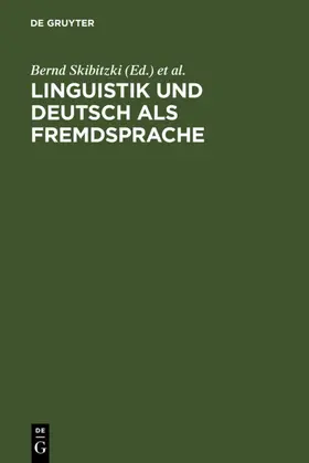 Skibitzki / Wotjak | Linguistik und Deutsch als Fremdsprache | E-Book | sack.de