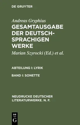 Szyrocki |  Sonette | eBook | Sack Fachmedien