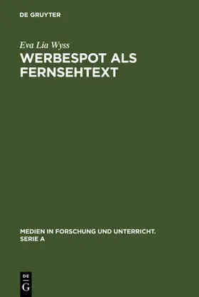 Wyss | Werbespot als Fernsehtext | E-Book | www2.sack.de
