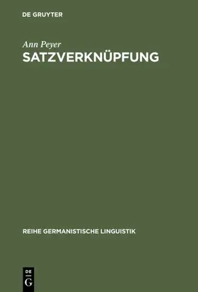 Peyer |  Satzverknüpfung | eBook | Sack Fachmedien