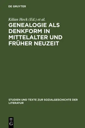 Heck / Jahn | Genealogie als Denkform in Mittelalter und Früher Neuzeit | E-Book | sack.de