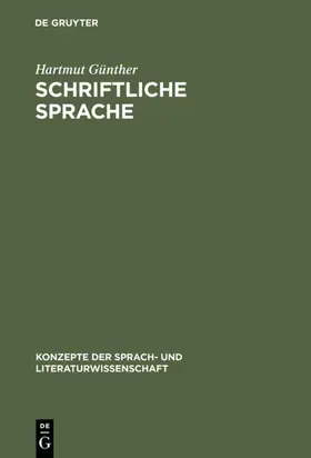 Günther |  Schriftliche Sprache | eBook | Sack Fachmedien