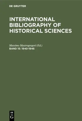Mastrogregori |  1940-1946 | eBook | Sack Fachmedien