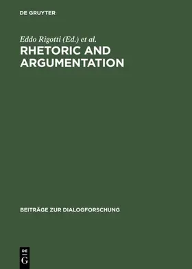 Rigotti / Cigada | Rhetoric and Argumentation | E-Book | sack.de