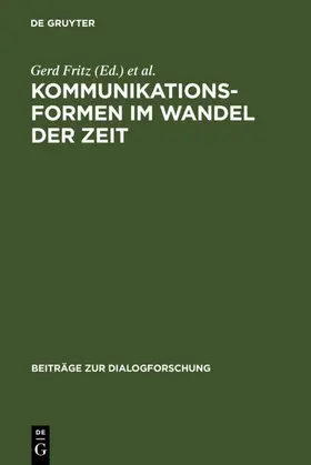 Fritz / Jucker | Kommunikationsformen im Wandel der Zeit | E-Book | sack.de