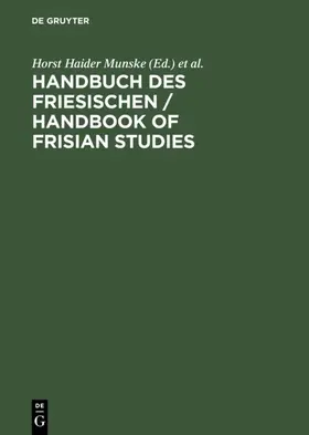 Munske / Århammar / Faltings |  Handbuch des Friesischen / Handbook of Frisian Studies | eBook | Sack Fachmedien