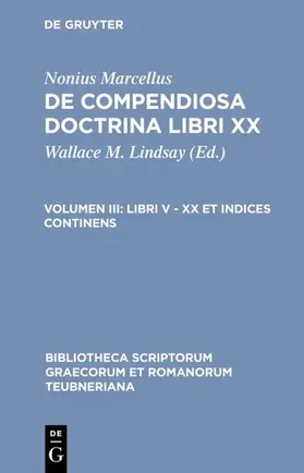 Lindsay / Marcellus |  Libri V - XX et indices continens | eBook | Sack Fachmedien