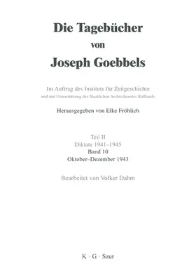 Dahm |  Oktober - Dezember 1943 | eBook | Sack Fachmedien