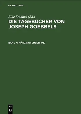 Fröhlich |  März-November 1937 | eBook | Sack Fachmedien