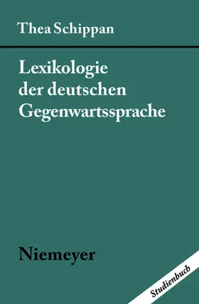 Schippan | Lexikologie der deutschen Gegenwartssprache | E-Book | sack.de