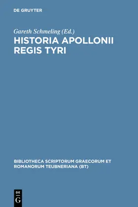 Schmeling |  Historia Apollonii Regis Tyri | eBook | Sack Fachmedien