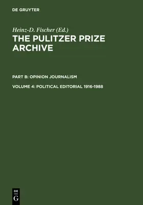 Fischer |  Political Editorial 1916-1988 | eBook | Sack Fachmedien