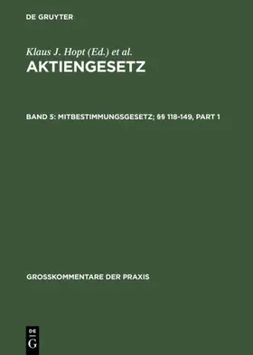 Oetker / Mülbert / Werner |  Mitbestimmungsgesetz; §§ 118-149 | eBook | Sack Fachmedien