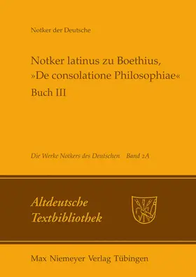 Tax | Notker latinus zu Boethius, »De consolatione Philosophiae« | E-Book | sack.de