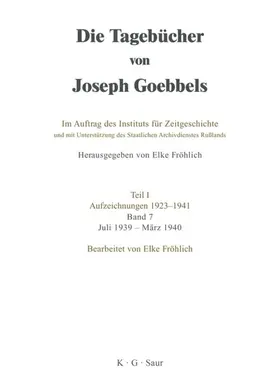 Fröhlich |  Juli 1939 - März 1940 | eBook | Sack Fachmedien