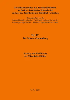  Katalog und Einführung zur Mikrofiche-Edition | eBook | Sack Fachmedien