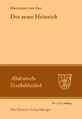 Hartmann von Aue / Bonath / Paul | Der arme Heinrich | Buch | 978-3-11-098200-8 | sack.de