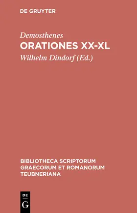 Demosthenes / Dindorf | Orationes XX-XL | Buch | 978-3-11-098322-7 | sack.de