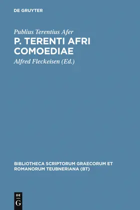 Terentius Afer / Fleckeisen | P. Terenti Afri comoediae | Buch | 978-3-11-098421-7 | sack.de