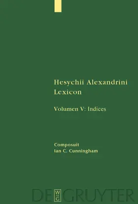 Cunningham |  [Indices] | eBook | Sack Fachmedien