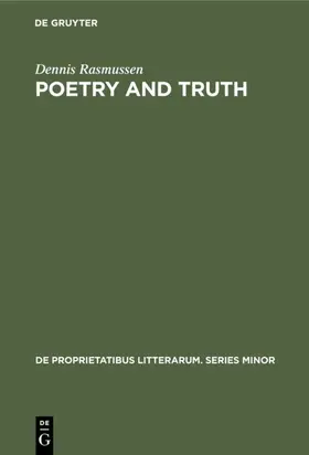 Rasmussen |  Poetry and truth | Buch |  Sack Fachmedien