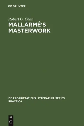 Cohn |  Mallarmé's Masterwork | Buch |  Sack Fachmedien