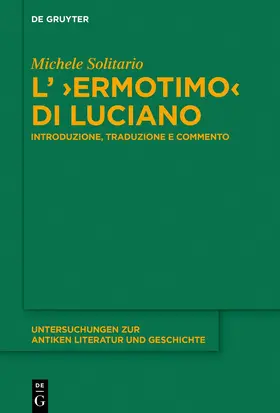 Solitario |  L¿ ¿Ermotimo¿ di Luciano | Buch |  Sack Fachmedien