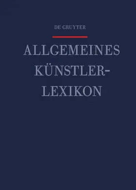 Meißner / Beyer / Savoy |  Allgemeines Künstler-Lexikon. Band 119. Zemla - Zyx | Buch |  Sack Fachmedien