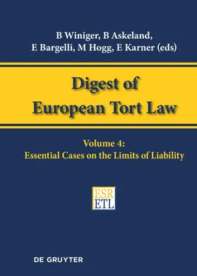 Winiger / Askeland / Bargelli |  Essential Cases on the Limits of Liability | Buch |  Sack Fachmedien