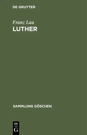 Lau |  Luther | Buch |  Sack Fachmedien