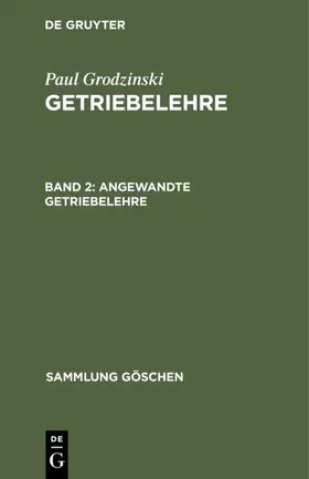 Lechner |  Angewandte Getriebelehre | Buch |  Sack Fachmedien
